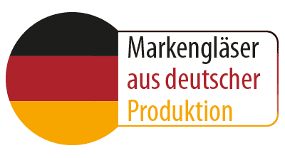 Signet »Markengläser aus deutscher Produktion«